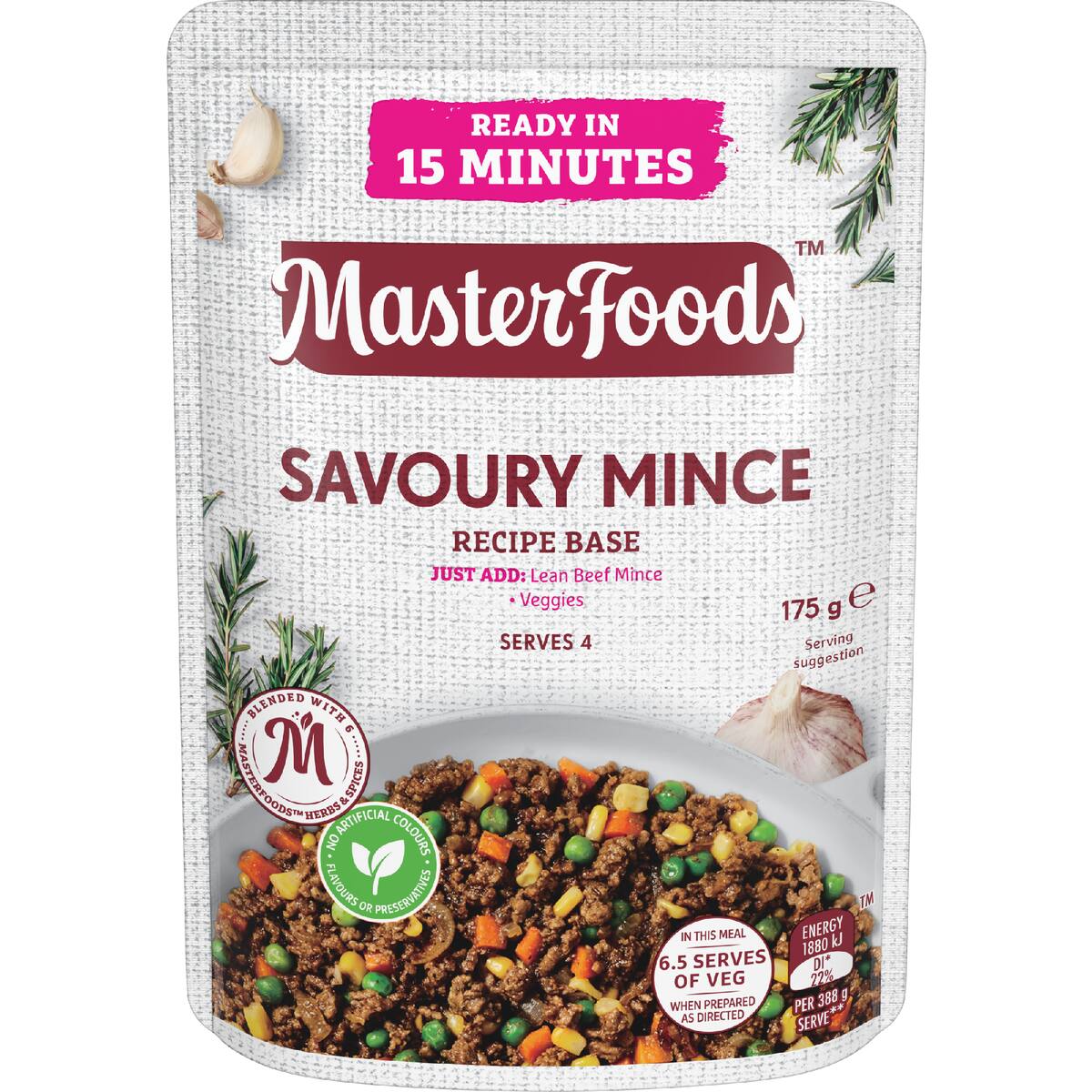 Masterfoods Savoury Mince Recipe Base 175g