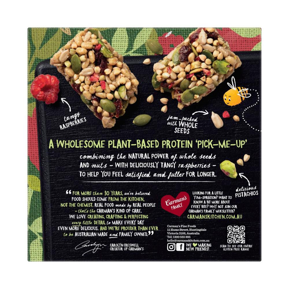 Carman's Plant Protein Bar Raspberry Pistachio 5 Pack - 150g