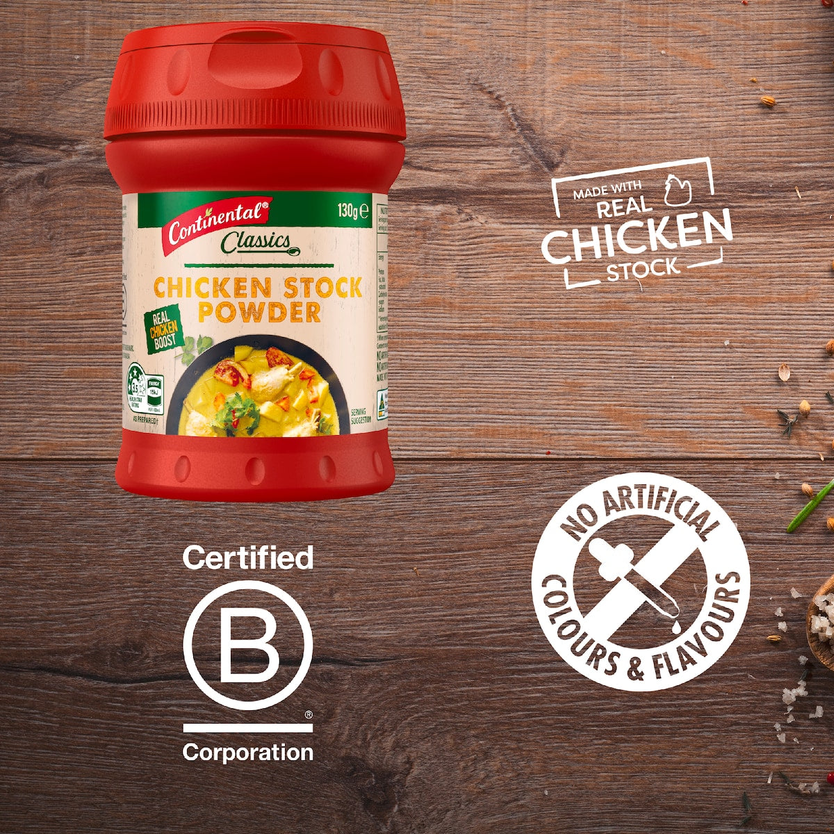 Continental Classics Stock Powder Chicken 130 G