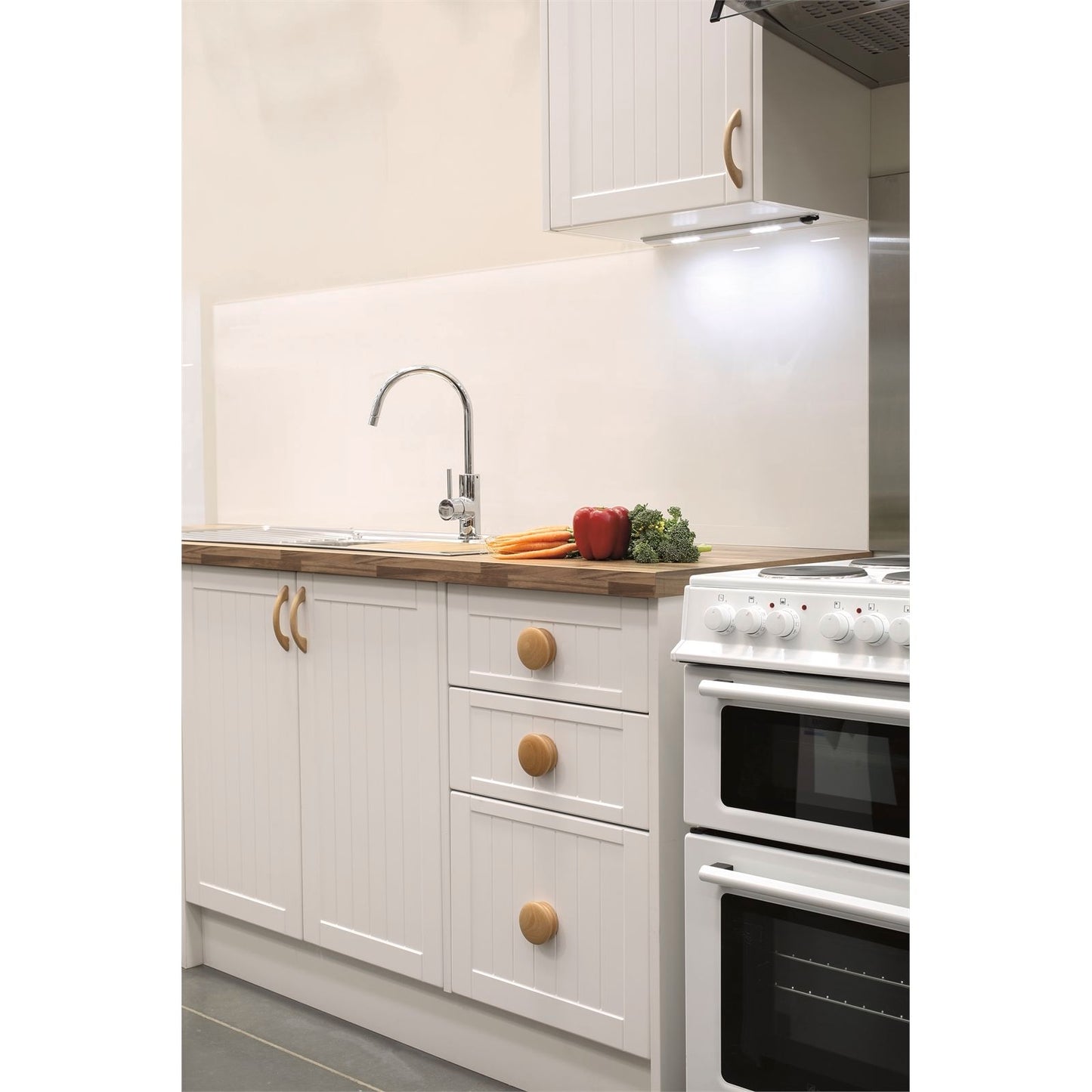 Prestige Beech Raised Bow Handle - 96mm