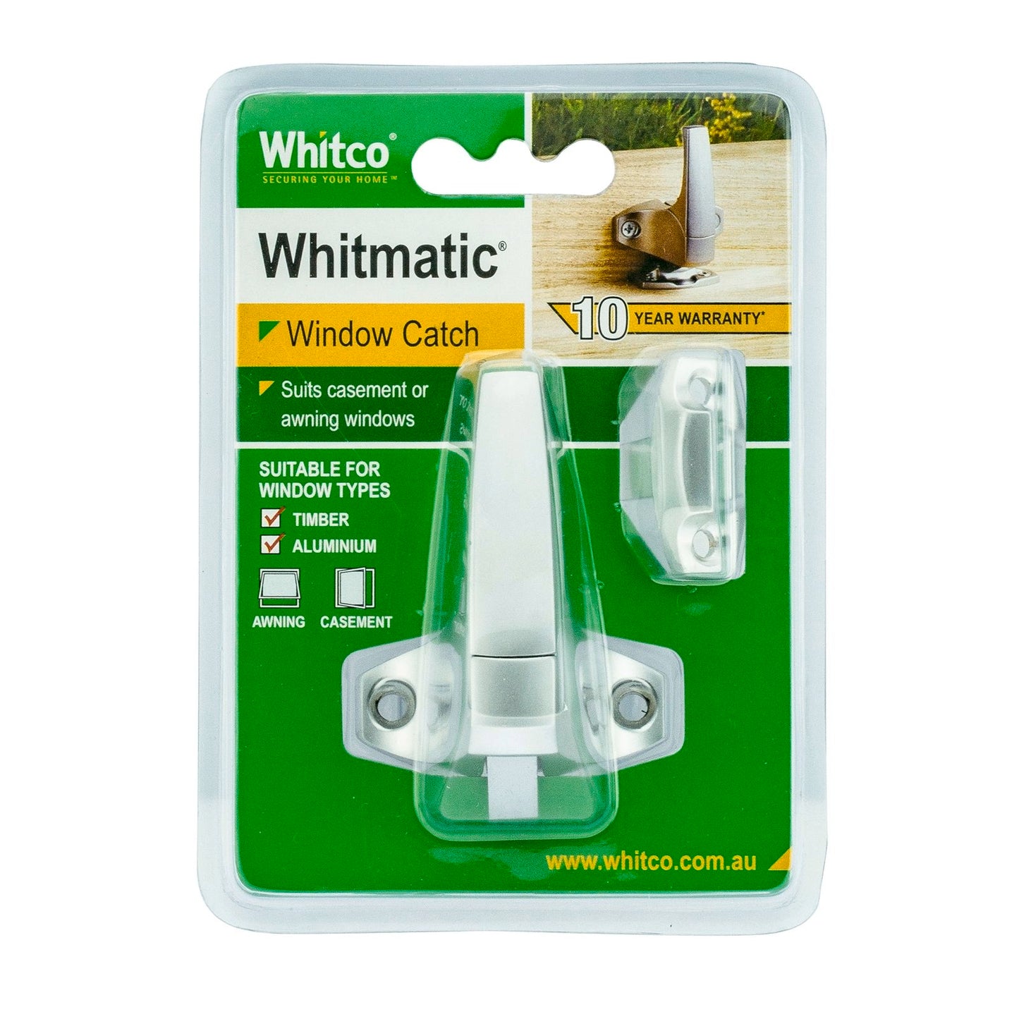Whitco Window Fastener - 50mm - Satin Chrome