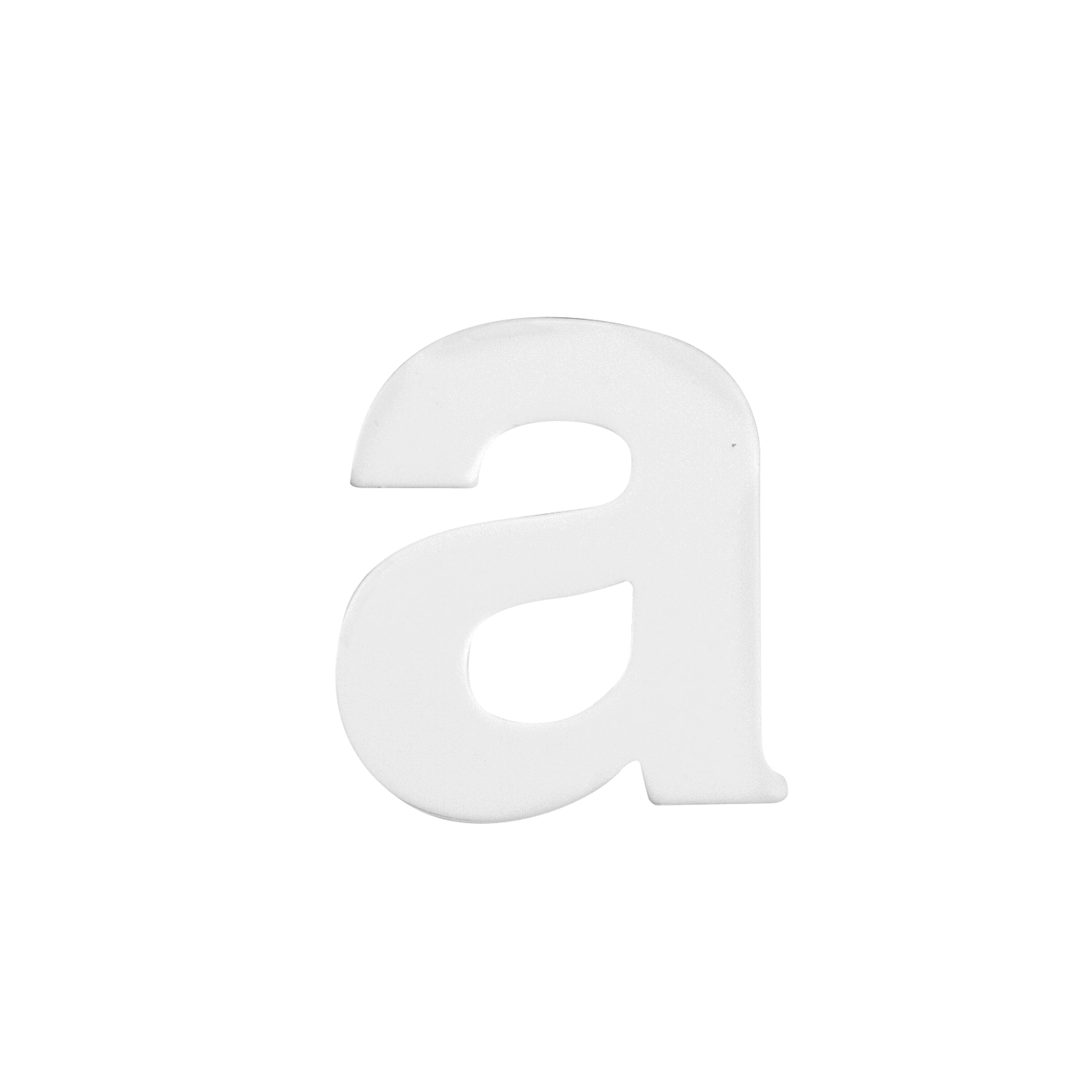 Sandleford Mode White Self Adhesive Letter - A - 50mm