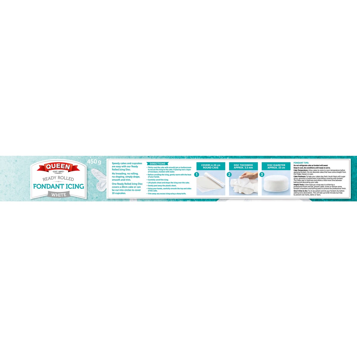 Dr. Oetker Ready Rolled Icing White 450g