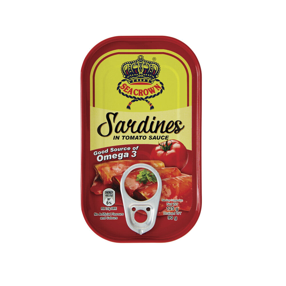 Seacrown Sardines In Tomato Sauce - 125g