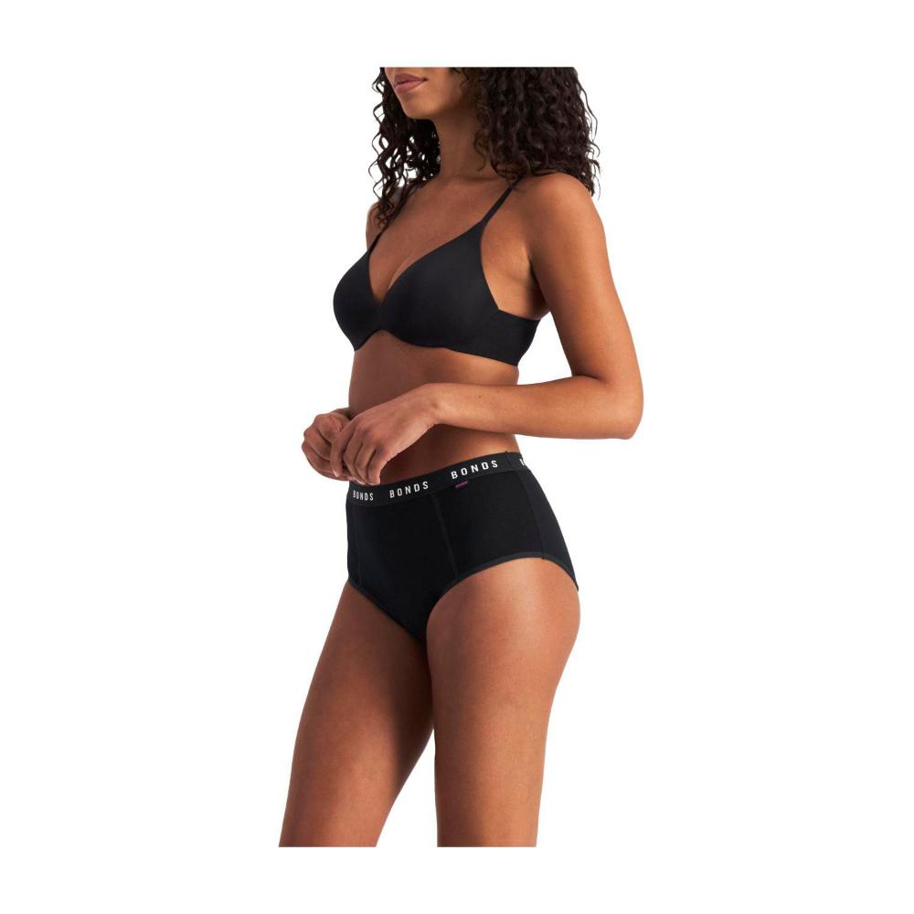Bonds Bloody Comfy Period Full Brief Heavy Size 12 - 1 pack