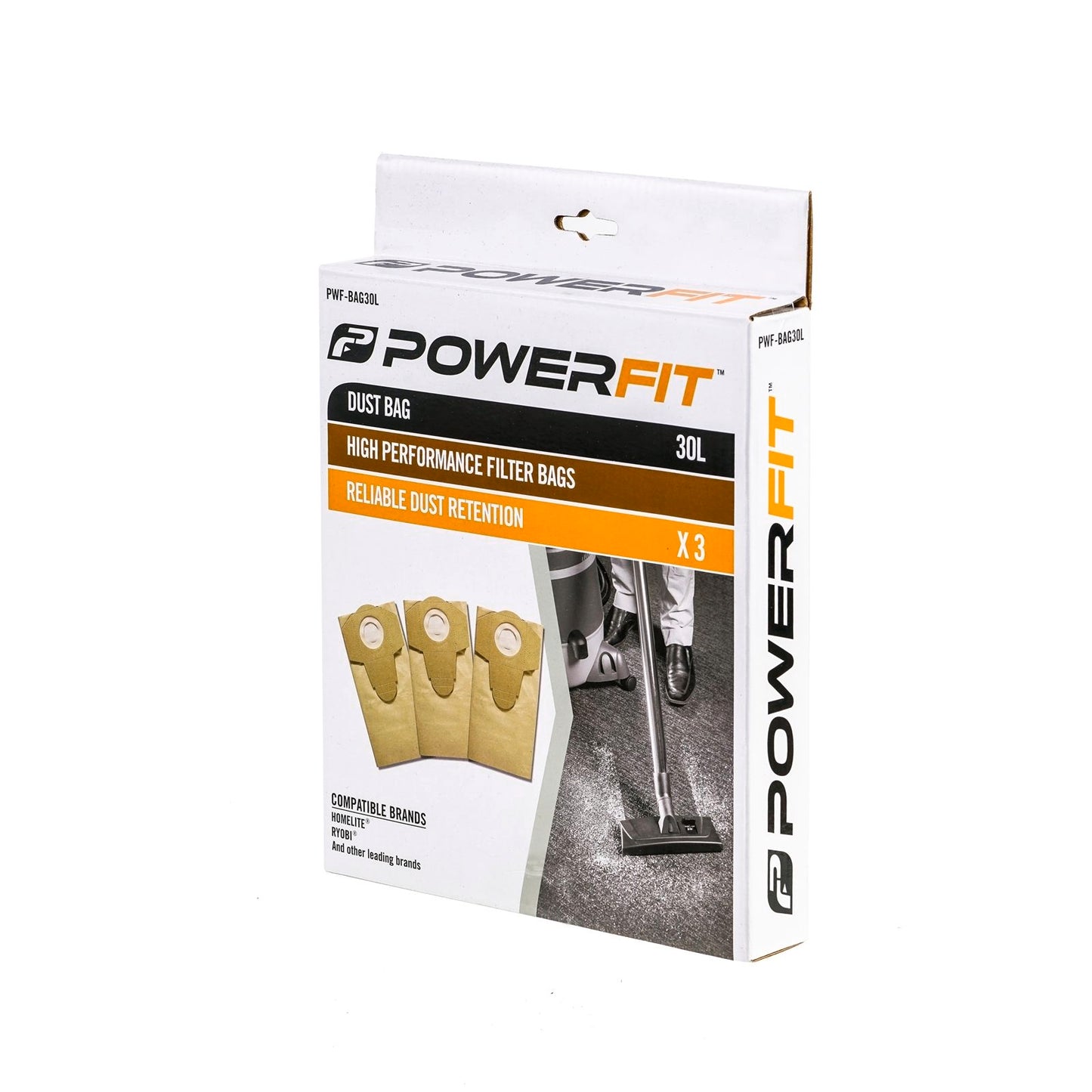 Powerfit Dust Bag - 30L - 3 Pack