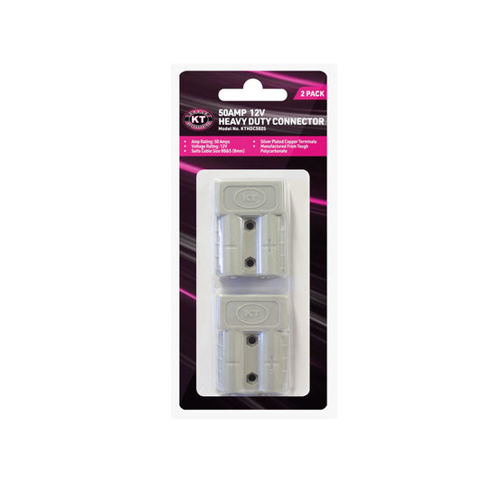 Kt Solar 50A Grey HD Connector Twin Pack