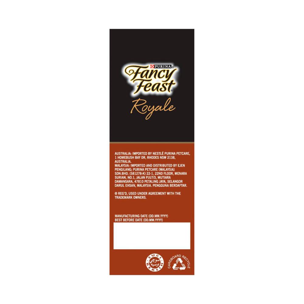 Fancy Feast Royale Broths Tuna Surimi & Prawn Cat Food 4x40g - 4 pack