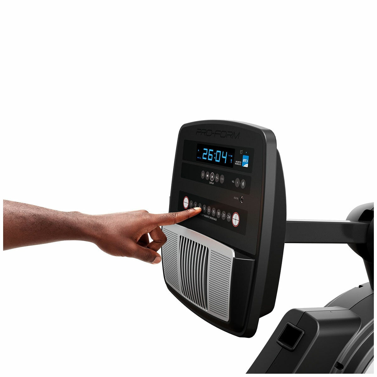 Proform 750R Rower Ifit Compatible Black 114kg