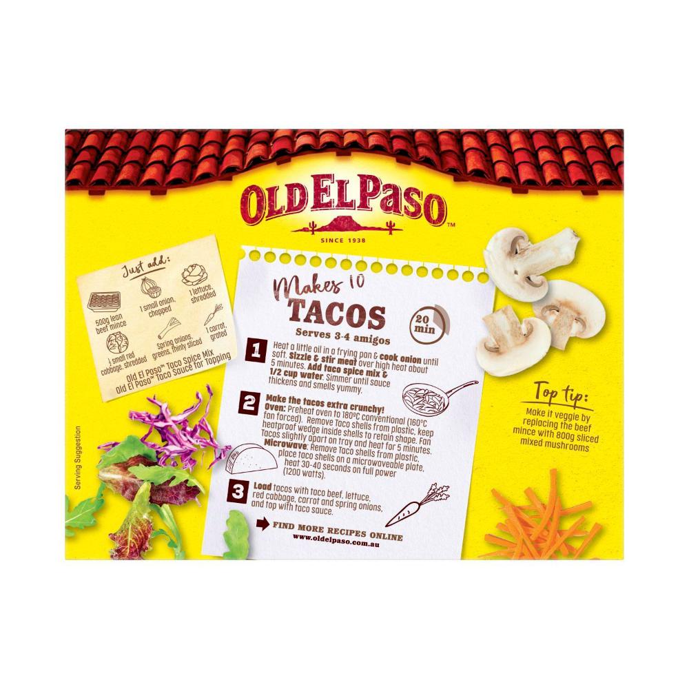 Old El Paso Stand N Stuff Taco Shell 10 Pack - 160g