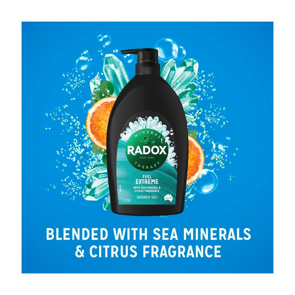 Radox Feel Extreme Men Body Wash - 1L
