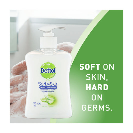Dettol Liquid Hand Wash Pump Aloe - 250mL