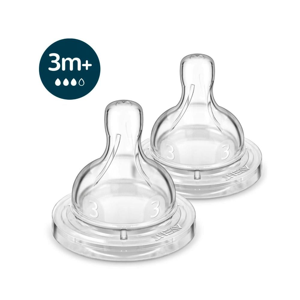 Avent Medium Flow Teat 3+ Months - 2 pack