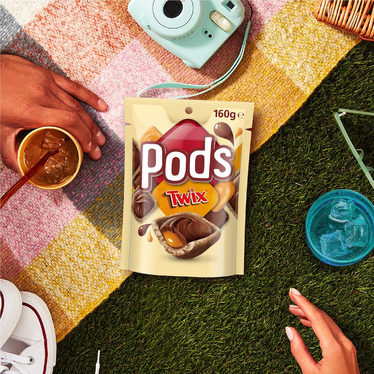 Pods Twix Chocolate Snack & Share Bag 160g