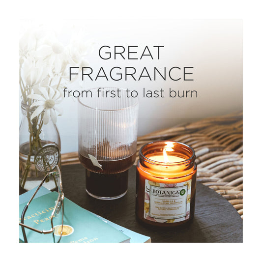 Botanica By Air Wick Scented Candle Caribbean Vetiver & Sandalwood - 1 each