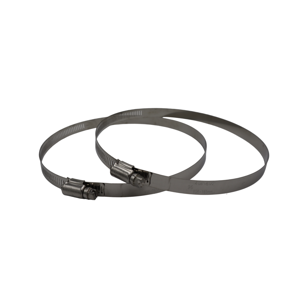 Pacific Air 150mm Stainless Steel Worm Clamp 2 Pack Easy To Use