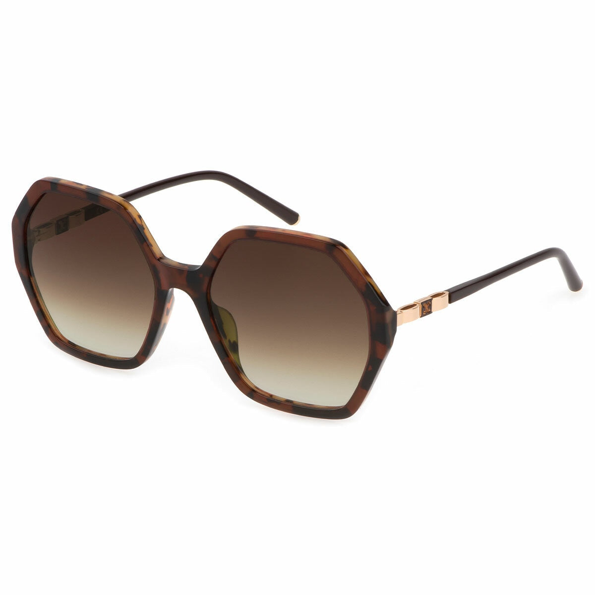 Escada SESD47 5709YV Women's Sunglasses Brown Havana Brown Gradient