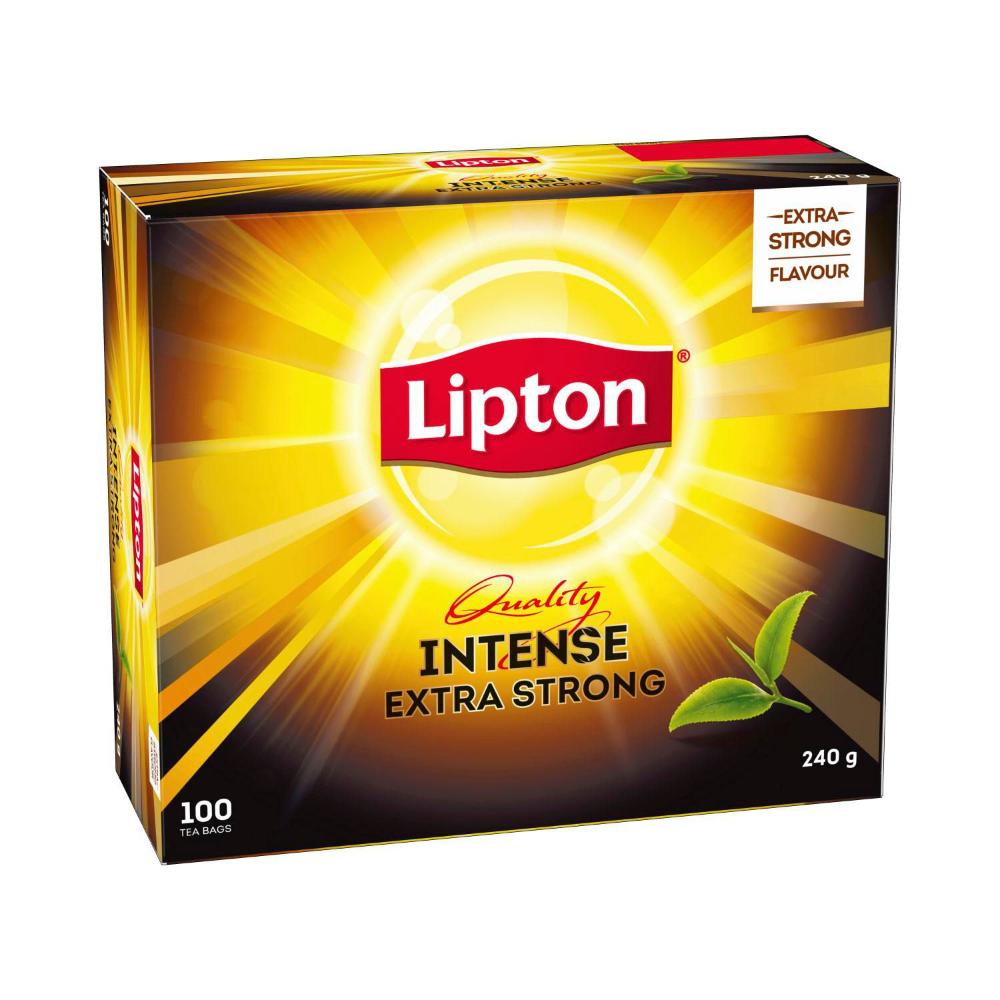 Lipton Intense Extra Strong Black Tea Bags - 100 pack