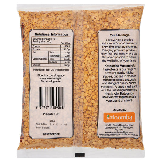 Katoomba Toor Dal - 1kg