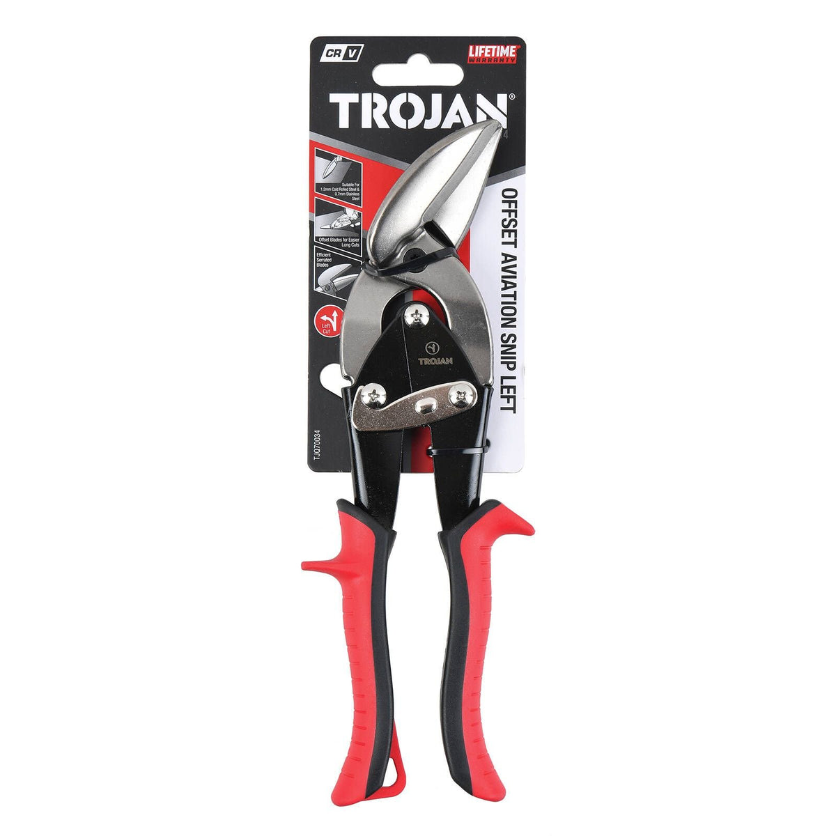Trojan Offset Aviation Snip Left