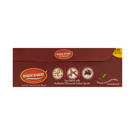Wagh Bakri Masala Chai Tea Bags 200g - 100 Pack