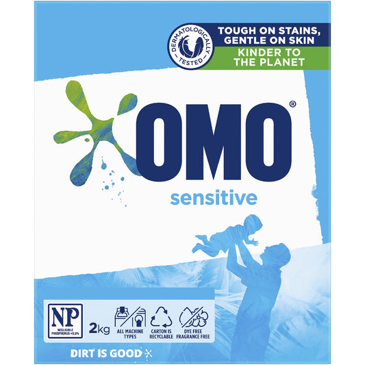 Omo Sensitive Laundry Powder Detergent 2kg