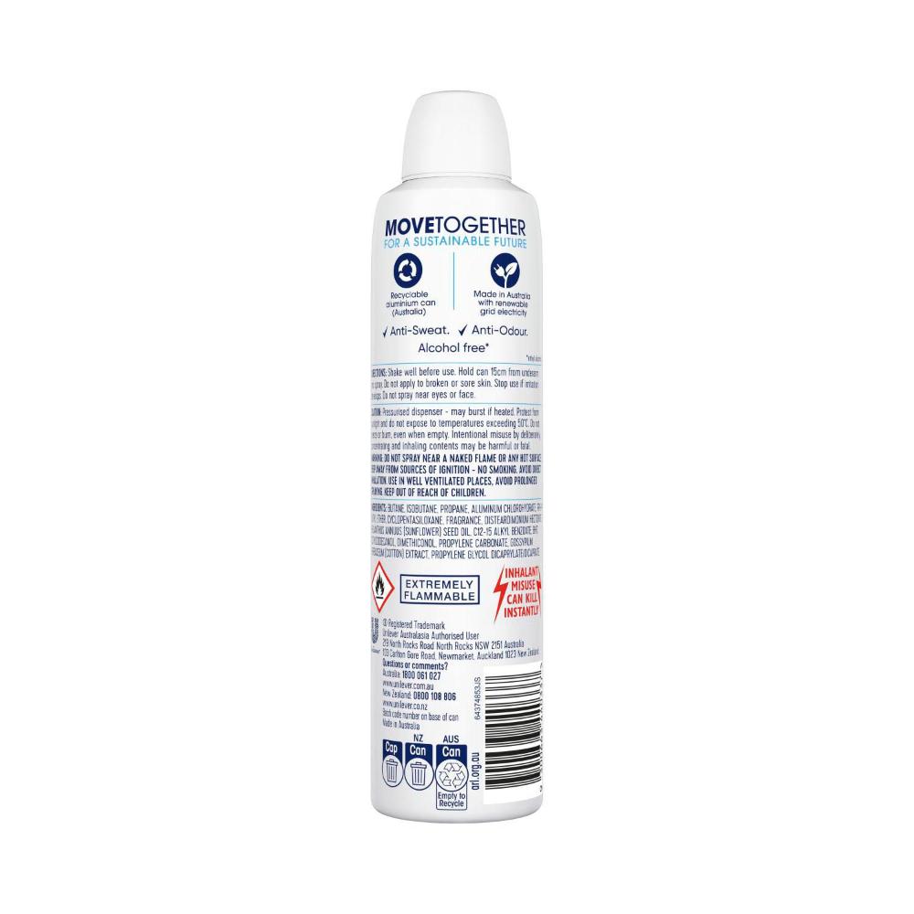 Rexona Women Deodorant 48hr Aerosol Cotton Dry - 250mL