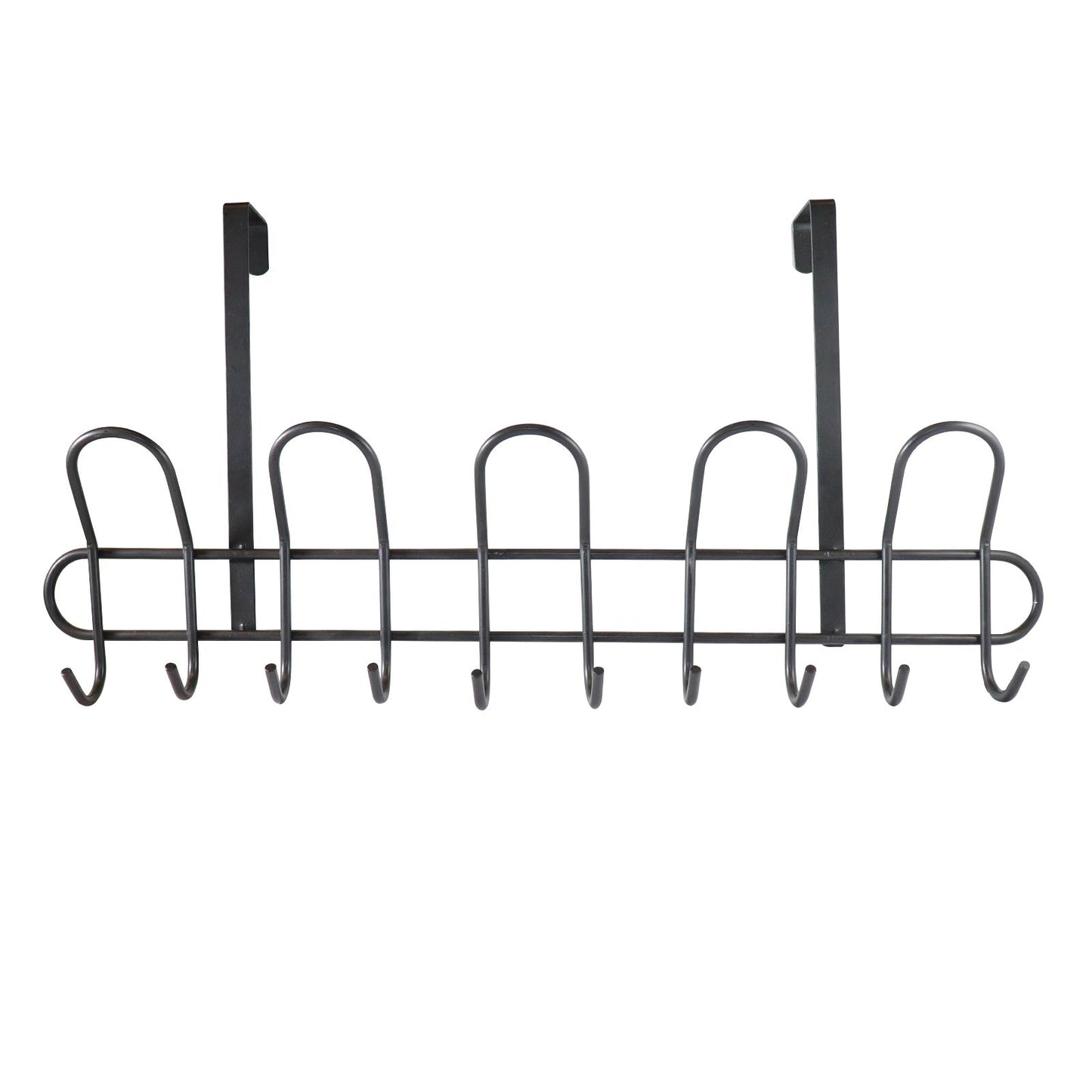 Adoored 15 Hook Over Door Hook Rack Steel