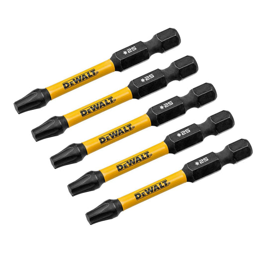 Dewalt Flextorq Screwdriver Bit - 57mm TX25 - 5 Pack