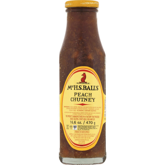 Mrs H.S. Ball's Chutney Peach 470g