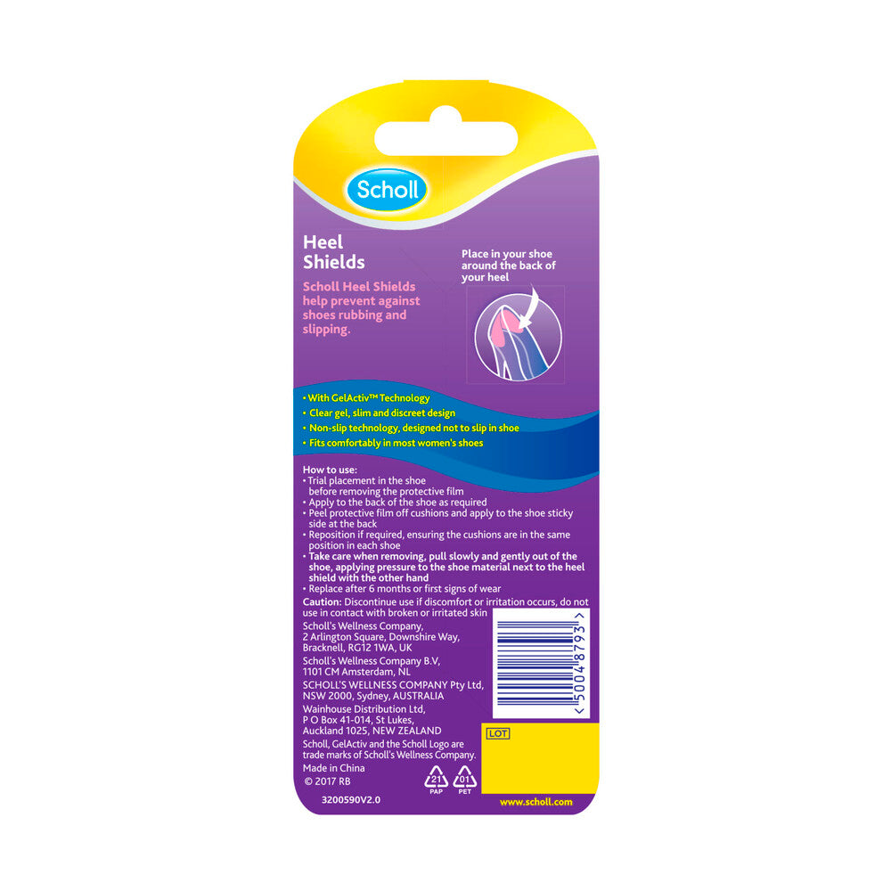 Scholl Party Feet Heel Shield - 1 each