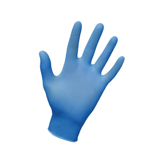 Handy Nitrile Disposable Gloves - Blue - 10 Pack - Flexible - Puncture Resistant