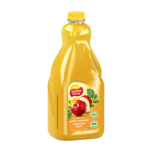 Golden Cire 100% Apple Mango Banana Juice - 2L