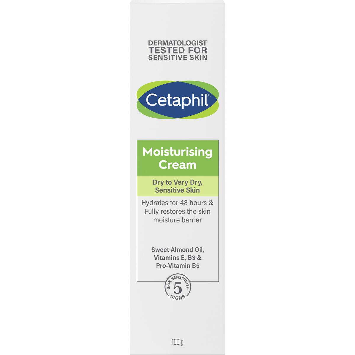 Cetaphil Moisturising Cream For Face & Body 100g