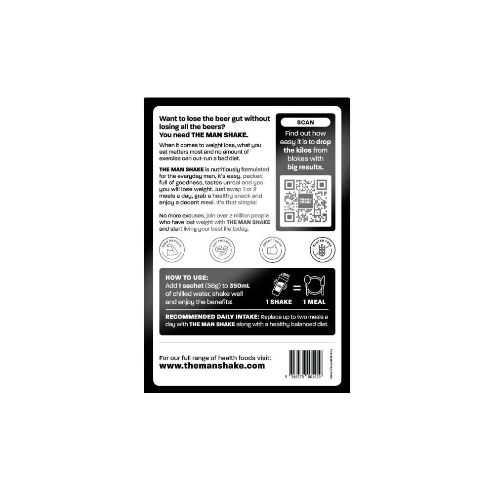The Man Shake Meal Replacement Variety 14 Pack - 784g
