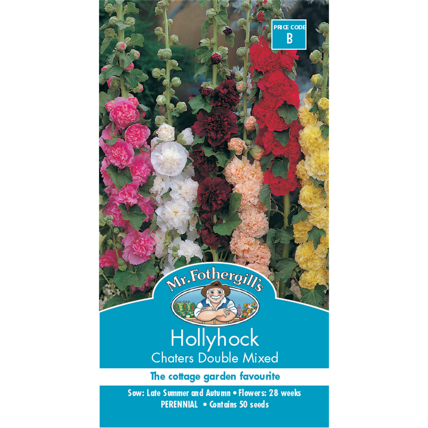 Mr Fothergill Hollyhock Seeds