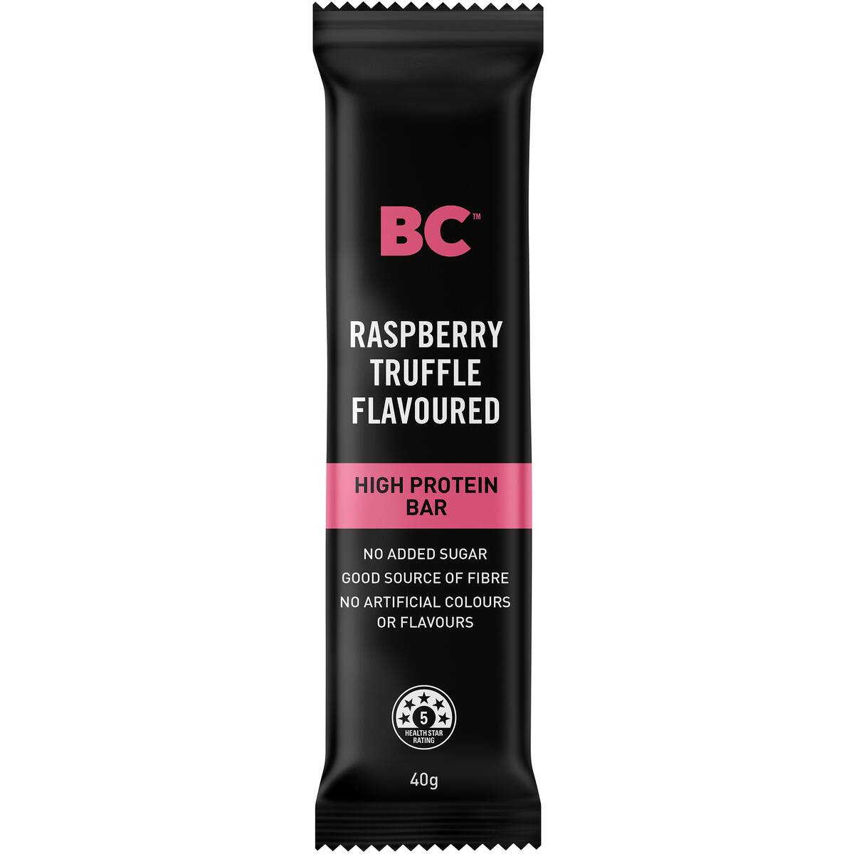Bc Snacks Raspberry Truffle High Protein Bar 40g