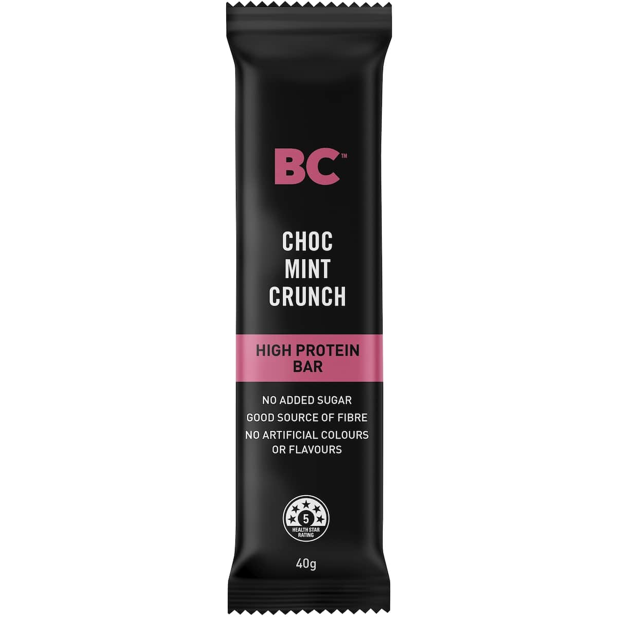 Bc Snacks Choc Mint Crunch High Protein Bar 40g