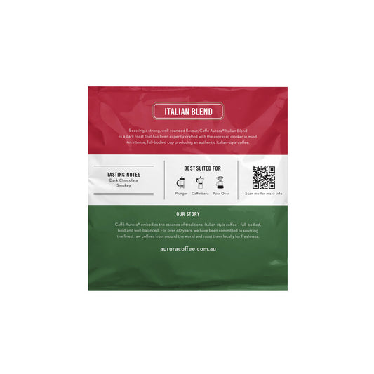 Caffe Aurora Italian Blend Ground Coffee - 1kg