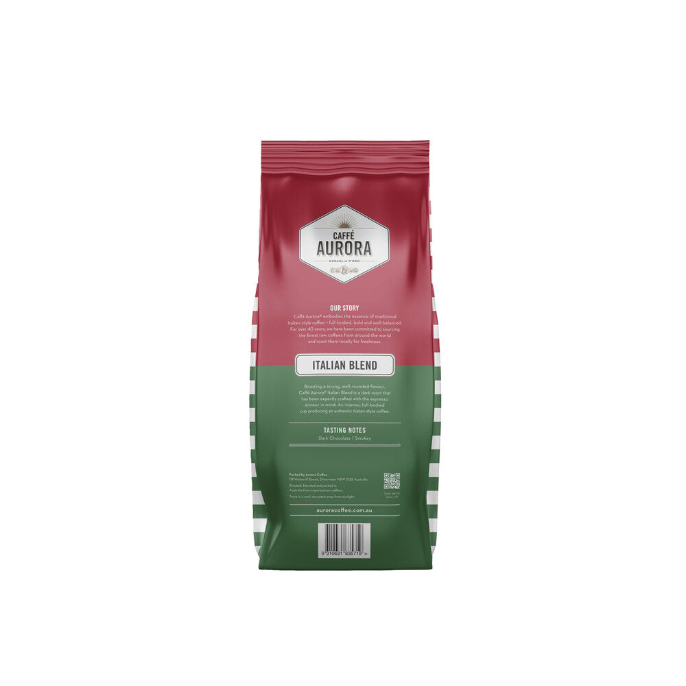 Caffe Aurora Italian Blend Beans Coffee - 1kg