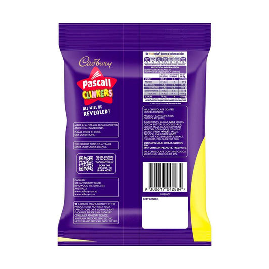 Cadbury Pascall Chocolate Coated inkers Lollies - 160g