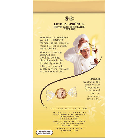 Lindt Lindor Cheesecake Chocolate Bag 123g