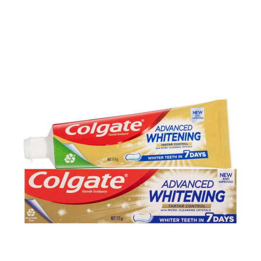 Colgate Advanced Whitening Toothpaste And Tartar Control - 115g