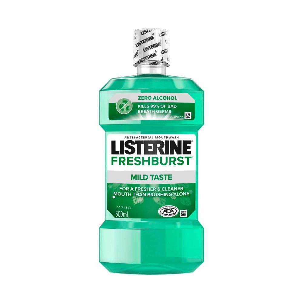 Listerine Freshburst Zero Mouthwash - 500mL