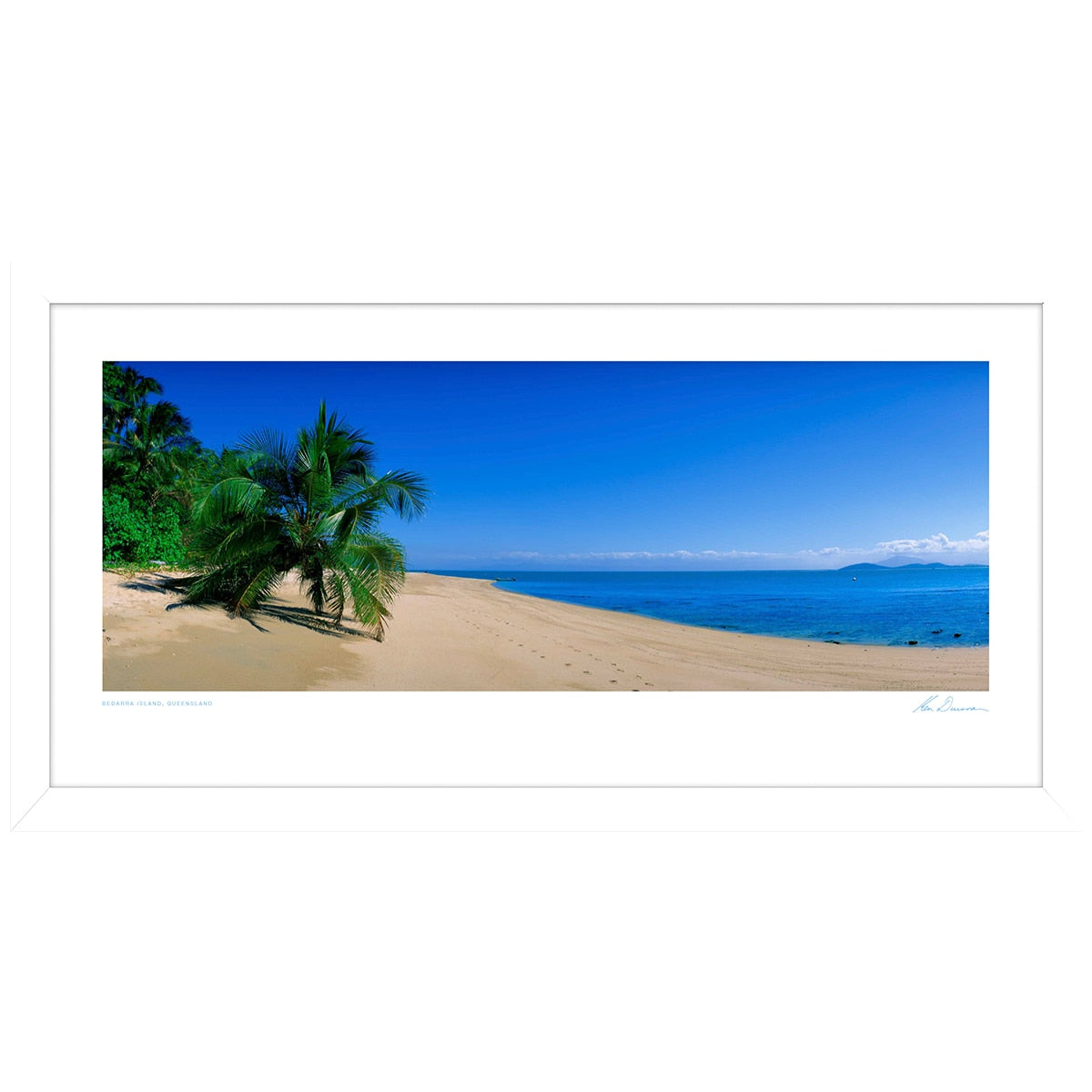 Ken Duncan Beddara Island Framed Print Multi Wooden Vicash Frame Matte