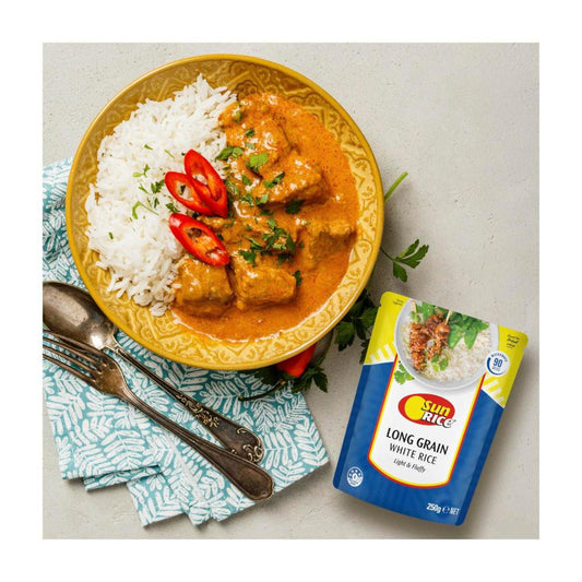 Sunrice Microwave Long Grain Rice Pouch - 250g