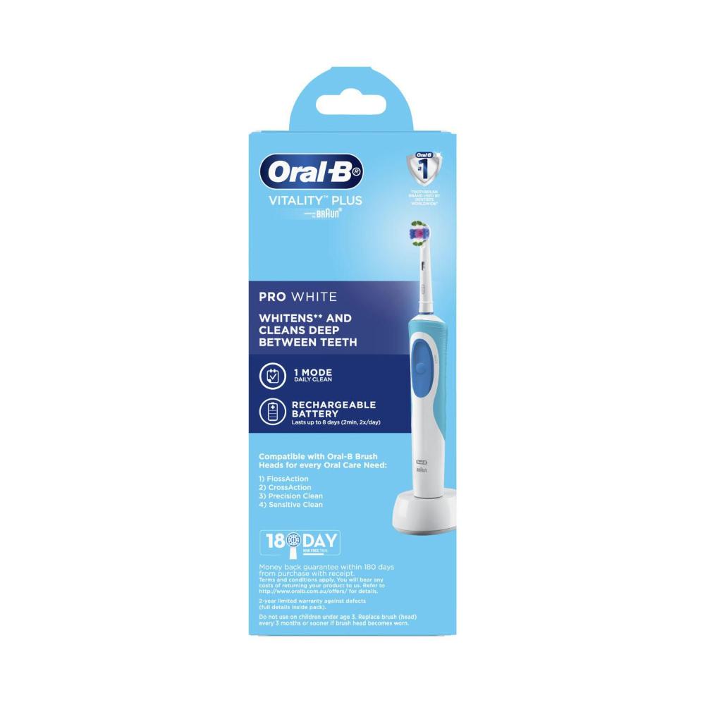Oral B Vitality Ecobox 3d White Electric Toothbrush - 1 Pack