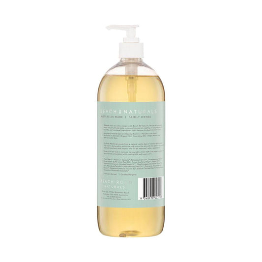 Beach Road Naturals Organic Coconut Oil & Lime Natural Body Wash - 1L
