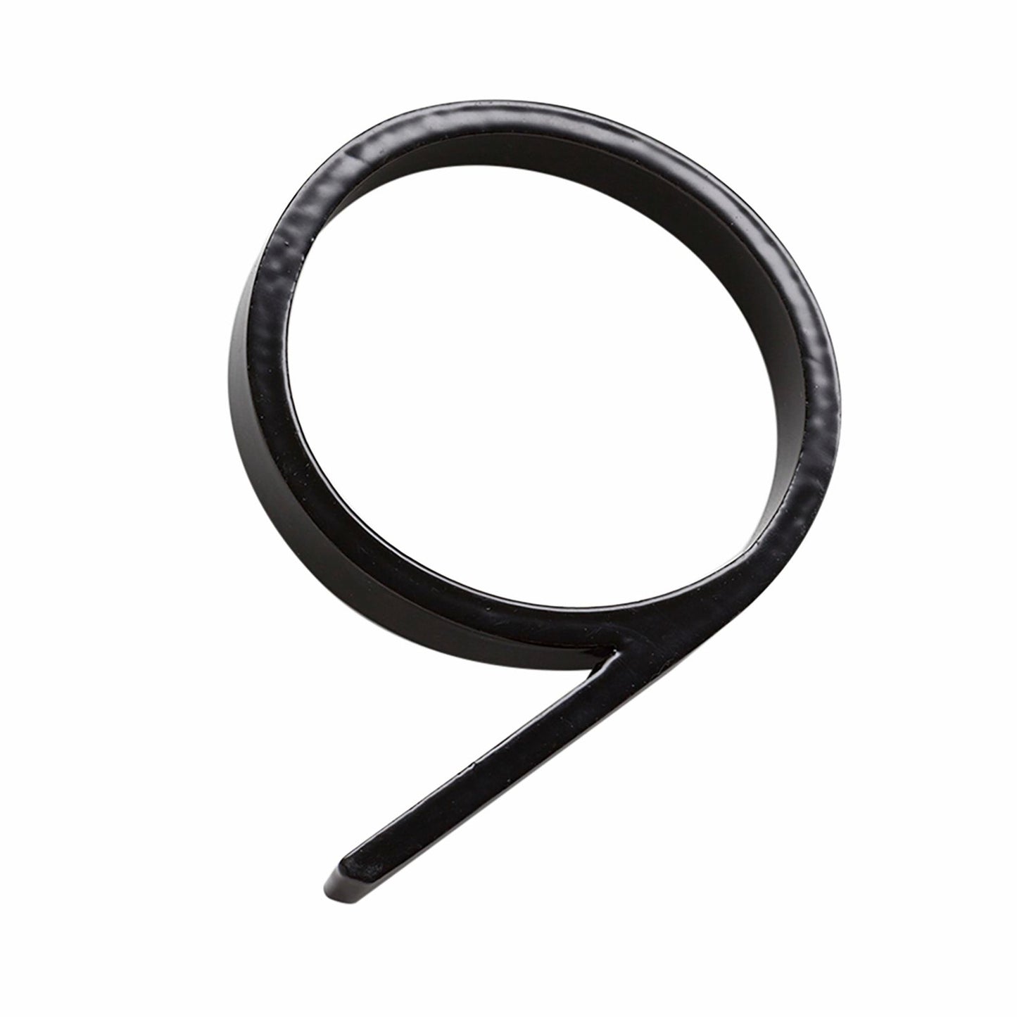 Sandleford Black Slimline House Number 9 - 120mm