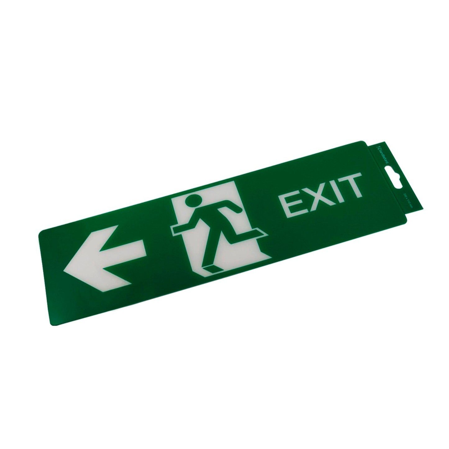 Sandleford Self Adhesive Left Exit Sign - 330 x 110mm